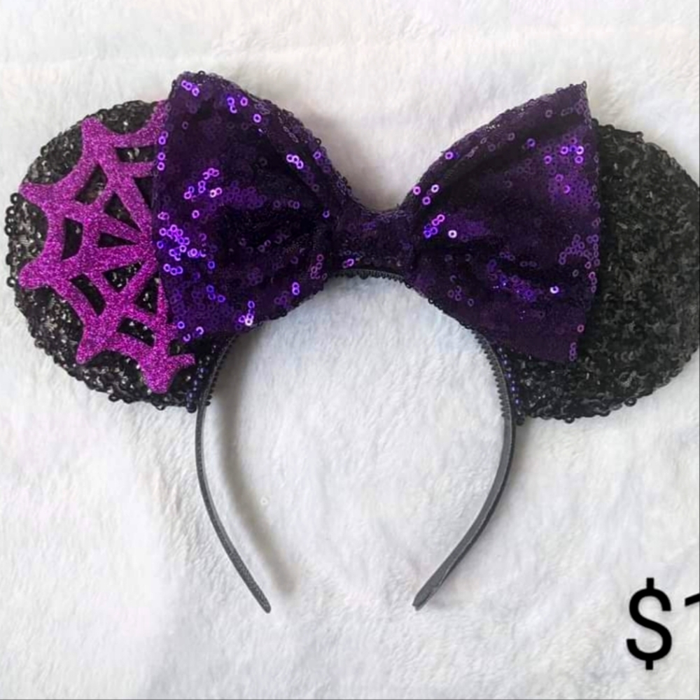 Halloween Spiderweb Mickey Ears